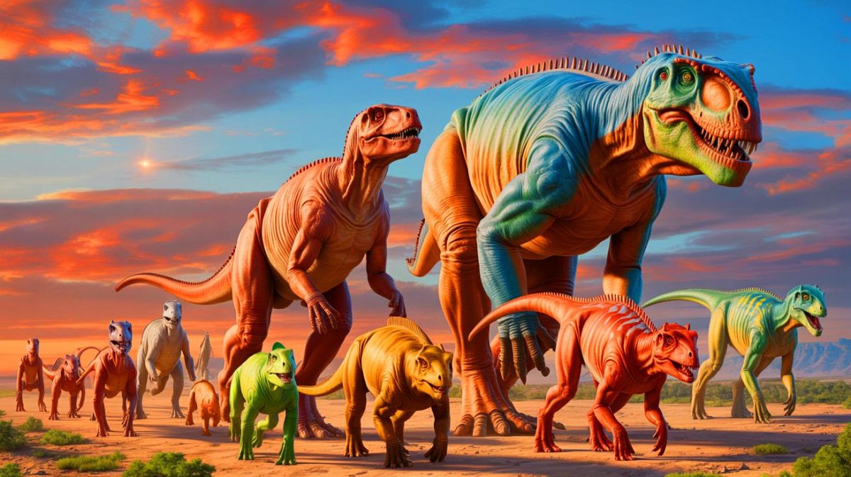 Illustration of the complex evolutionary journey from sprawling to upright posture in ancient synapsids, generated by artificial intelligence.