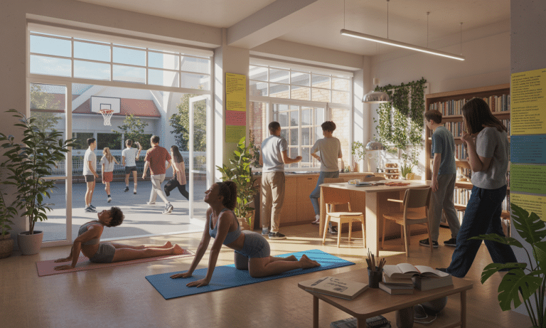 Staying healthy and active while studying