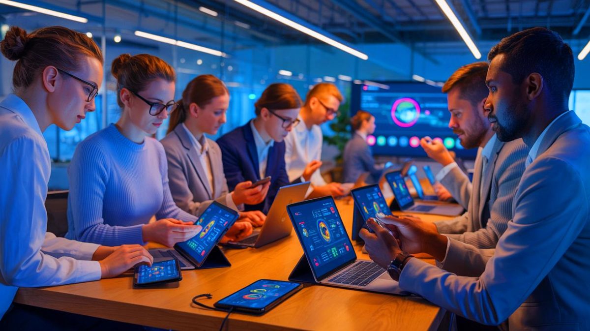 “AI Training Sparks Chaos”: Corporations Accused of Ignoring Workers’ Needs in $20 Billion Industry Shake-Up Illustration of game-based learning platform enhancing workforce training through AI and cognitive science.