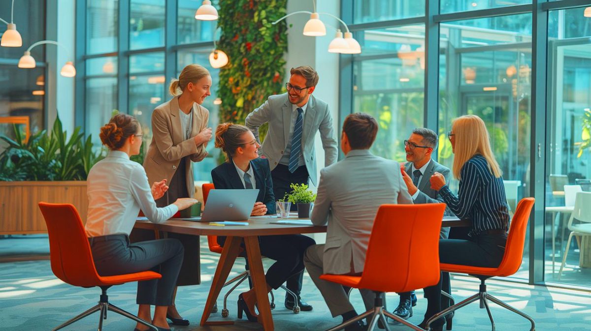 Industry Experts Argue “People Are Not Just Cogs” as National Debate Erupts Over Prioritizing Human Over Process Illustration of leaders engaging with employees through active listening and innovative workplace strategies.