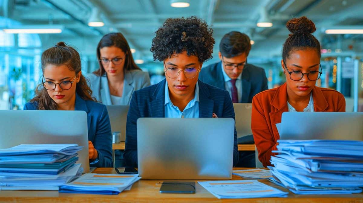“They’re Trapped in a Nightmare”: Gen Z Faces a Crushing Job Application Crisis with No End in Sight Illustration of Gen Z job seekers navigating a challenging application process.