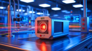 Illustration of a groundbreaking laser technology poised to revolutionize communication and measurement systems.