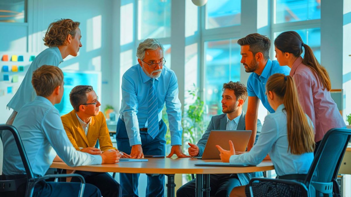 Illustration of age discrimination experienced by workers over 50 in the workplace.