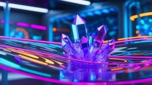 These New Time Crystals Shatter Everything We Know And Reveal A Hidden Reality You Won’t Believe Illustration of time crystals forming in the dimension of time, exhibiting perpetual oscillations without external influence.