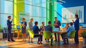 Vanguard’s ‘Genuinely Help’ Strategy Transforms How These Investors Secure Their Financial Future with Lasting Impact Illustration of Vanguard's strategic approach to integrating financial security into employee compensation.