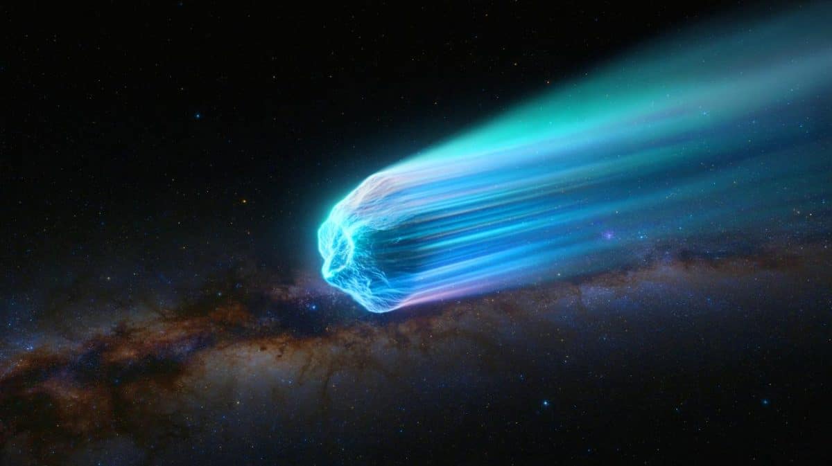 “This Changes Everything”: Astronomers Reveal Water on Interstellar Comet 3I/ATLAS (and It’s Closer Than You Think) Illustration of Interstellar Comet 3I/ATLAS Releasing Water Vapor as It Passes Through the Solar System.